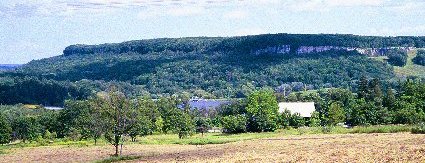 A view across the 401 to Rattlesnake Point